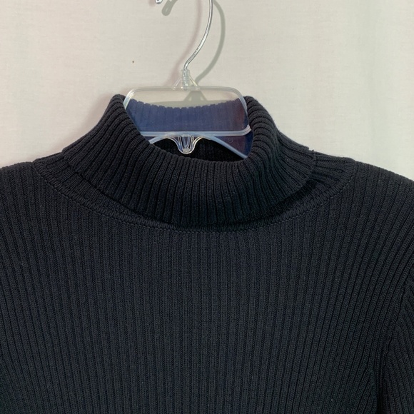 Women Sonoma Black Turtle Neck Sweater - Picture 2 of 4
